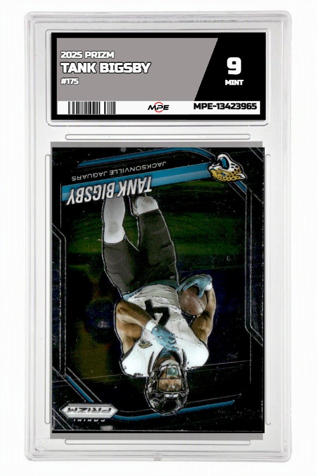 2025 PRIZM #175 TANK BIGSBY MPE 9 MINT — graded card up for auction