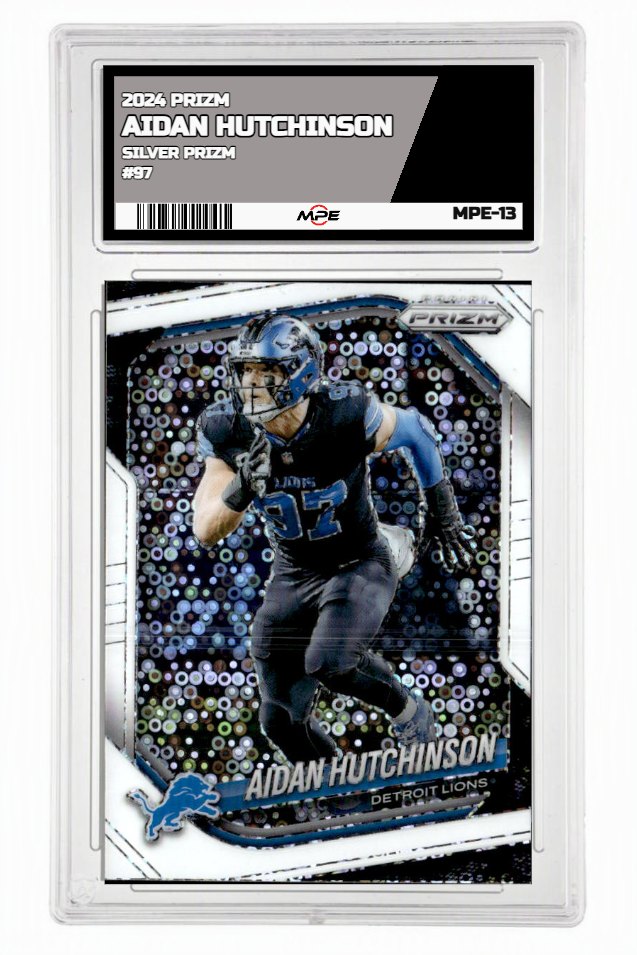 2025 PRIZM SILVER PRIZM #97 AIDAN HUTCHINSON MPE 10 GEM/MT — graded card auctioned from the MPE vault