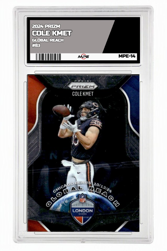2025 PRIZM GLOBAL REACH #83 COLE KMET MPE 9 MINT — graded card up for auction