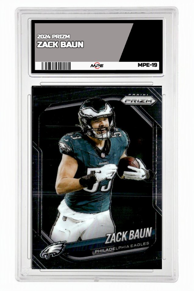 2025 PRIZM ZACK BAUN MPE 9.5 MINT+ — graded card up for auction