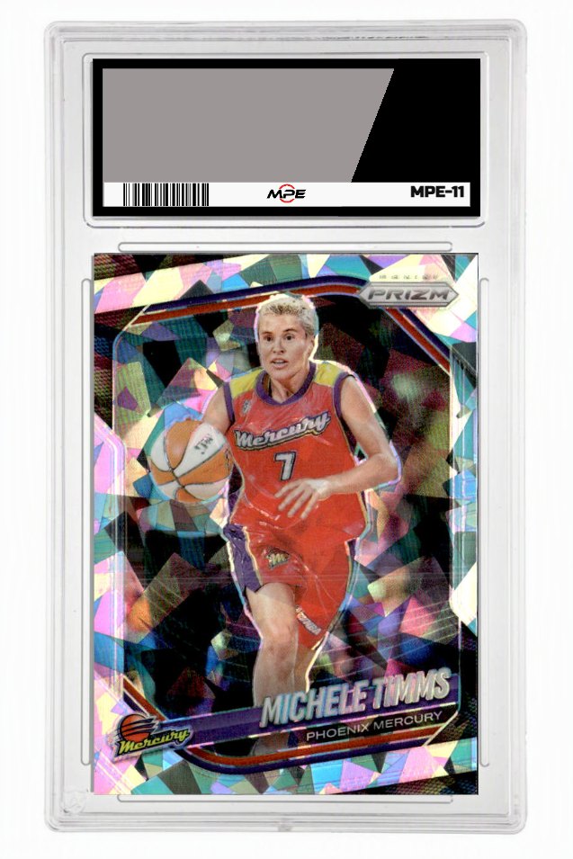 2025 PRIZM WNBA CRACKED ICE #133 MICHELE TIMMS MPE 10 GEM/MT — graded card auctioned from the MPE vault