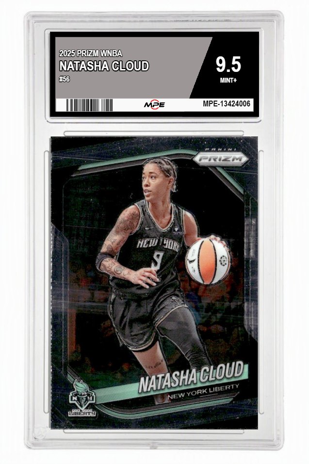 2025 PRIZM WNBA #56 Natasha Cloud MPE 9.5 MINT+ — graded card up for auction