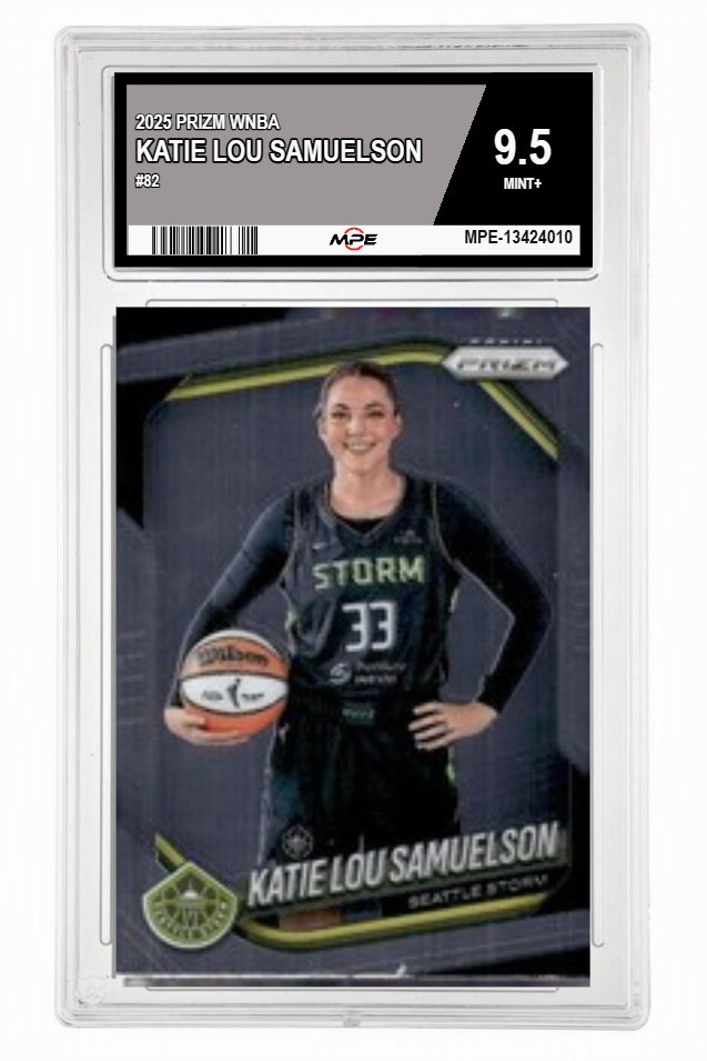 2025 PRIZM WNBA #82 Katie Lou Samuelson MPE 9.5 MINT+ — graded card up for auction