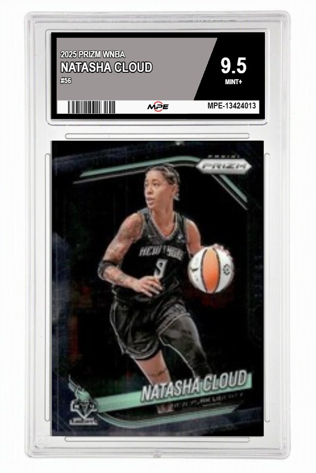 2025 PRIZM WNBA #56 NATASHA CLOUD MPE 9.5 MINT+ — graded card up for auction