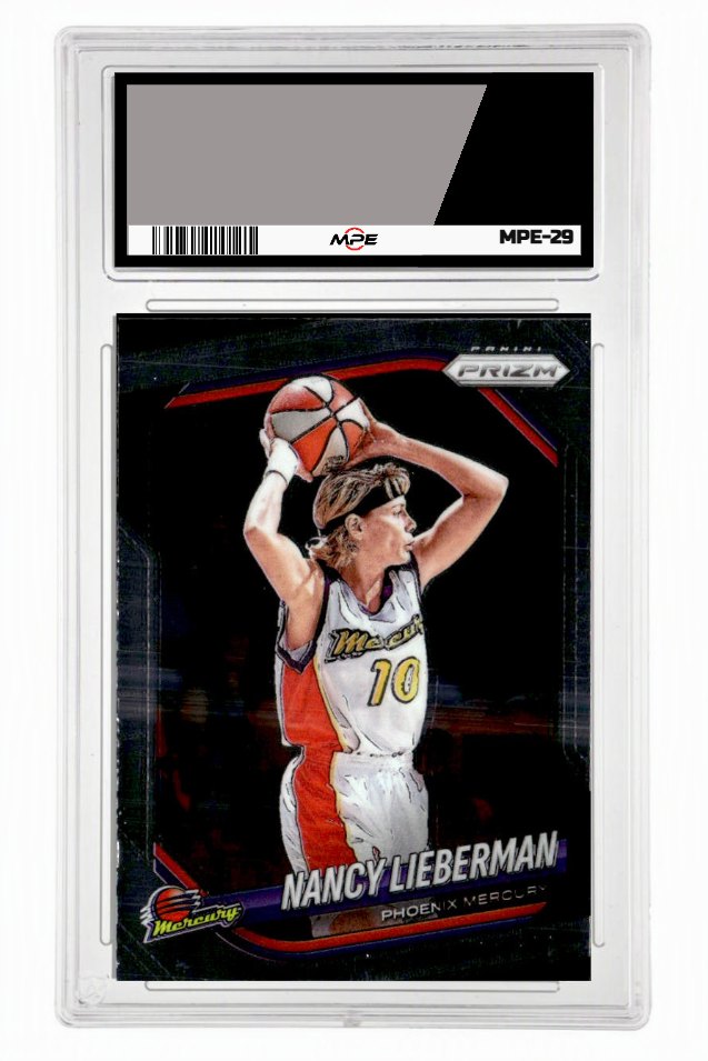 2025 PRIZM WNBA #34 NANCY LIEBERMAN MPE 9.5 MINT+ — graded card auctioned from the MPE vault