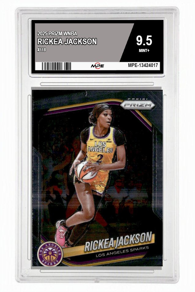 2025 PRIZM WNBA #118 RICKEA JACKSON MPE 9.5 MINT+ — graded card up for auction