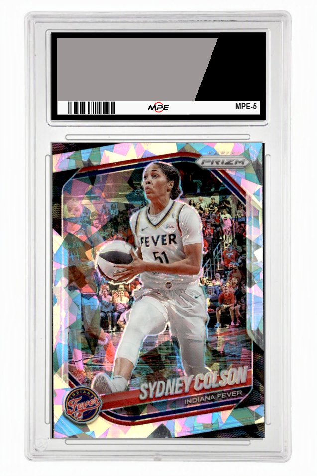 2025 PRIZM WNBA CRACKED ICE #1 SYDNEY COLSON MPE 10 GEM/MT — graded card auctioned from the MPE vault