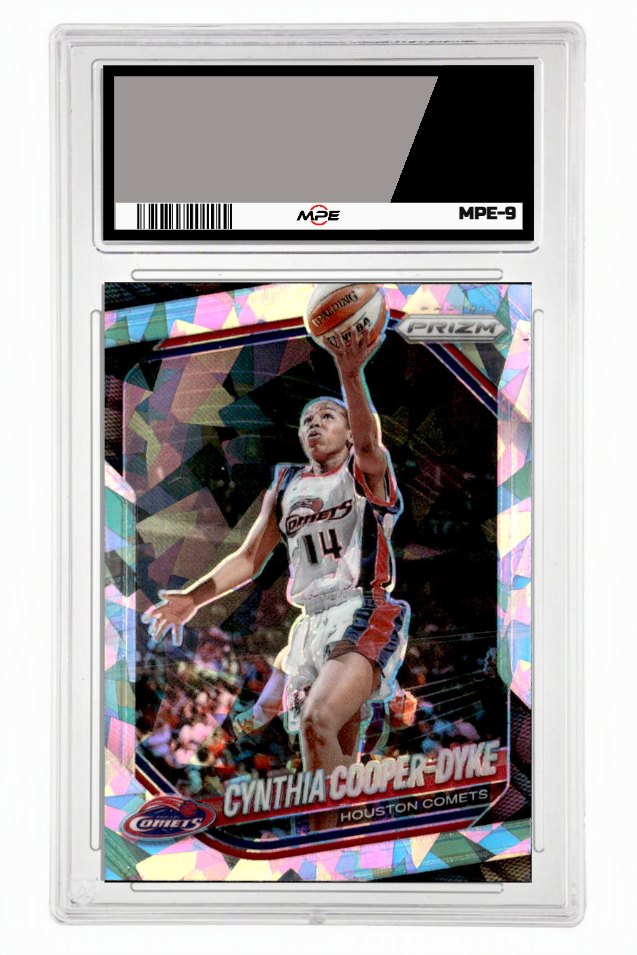 2025 PRIZM WNBA CRACKED ICE #71 Cynthia Cooper-Dyke MPE 10 GEM/MT — graded card up for auction