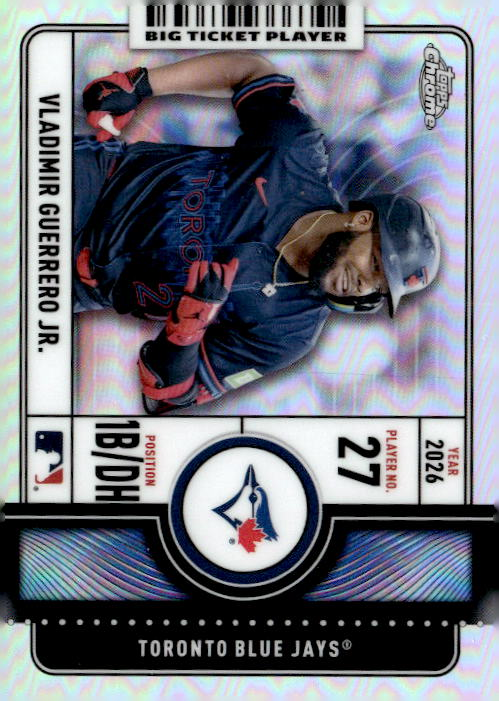 2026 Topps Chrome Vladimir Guerrero Jr. graded slab