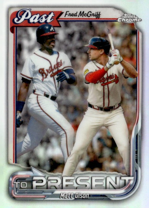 2026 Topps Chrome McGriff / Olson graded slab