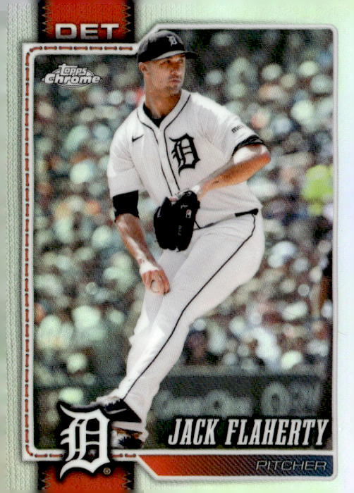 2026 Topps Chrome Jack Flaherty graded slab
