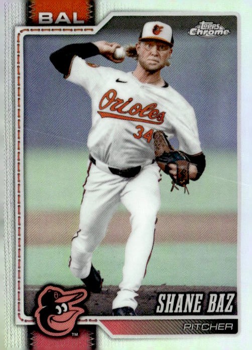 2026 Topps Chrome Shand Baz graded slab