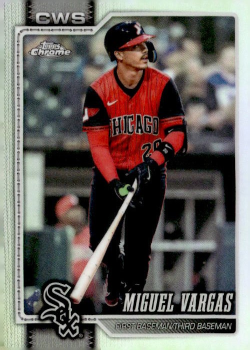 2026 Topps Chrome Miguel Vargas graded slab
