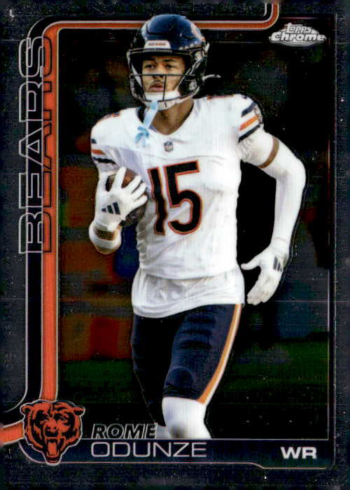 2025 Topps Chrome Rome Odunze graded slab