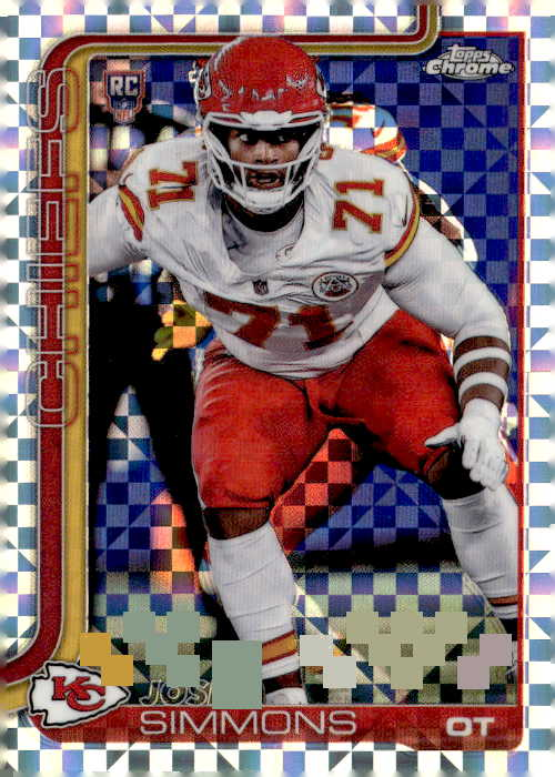 2025 Topps Chrome Josh Simmons graded slab