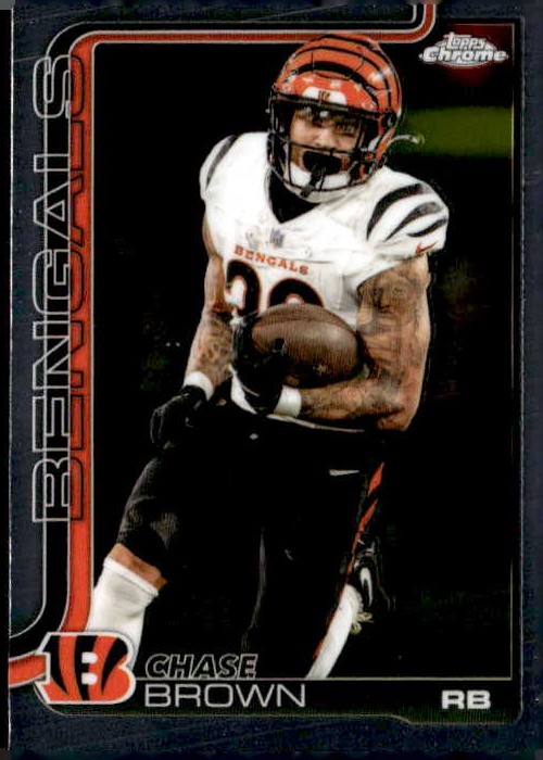 2025 Topps Chrome Chase Brown graded slab