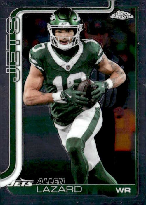 2025 Topps Chrome Allen Lazard graded slab