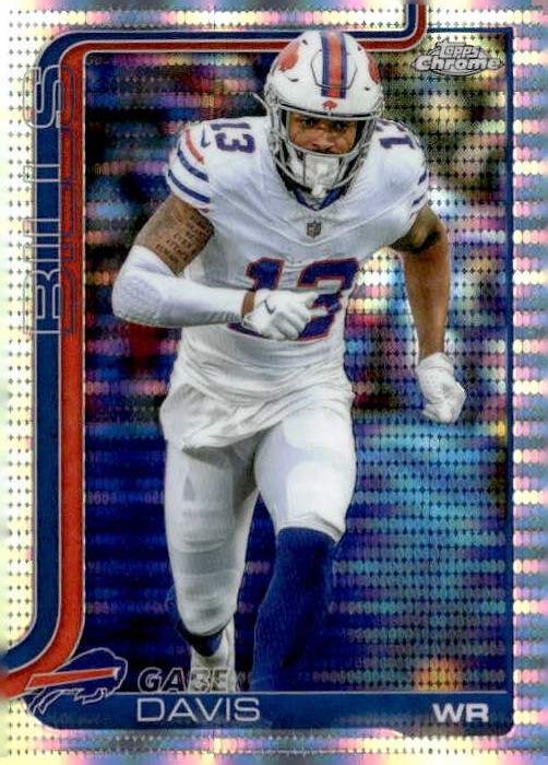 2025 Topps Chrome Gabe Davis graded slab