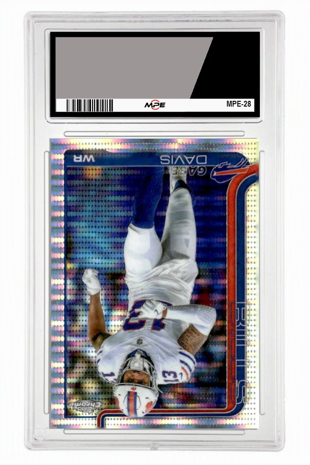2025 TOPPS CHROME Pulsar Refractor #142 GABE DAVIS MPE 10 GEM/MT — graded card up for auction