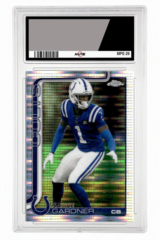2025 TOPPS CHROME PULSAR REFRACTOR #242 AHMAD "SAUCE" GARDNER MPE 10 GEM/MT — graded card up for auction