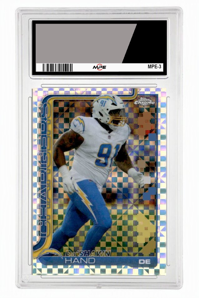 2025 TOPPS CHROME XFRACTOR #164 DA'SHAWN HAND MPE 9 MINT — graded card up for auction