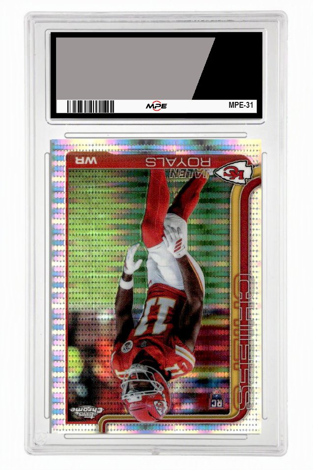 2025 TOPPS CHROME PULSAR REFRACTOR #337 Jalen Royals MPE 10 GEM/MT — graded card up for auction