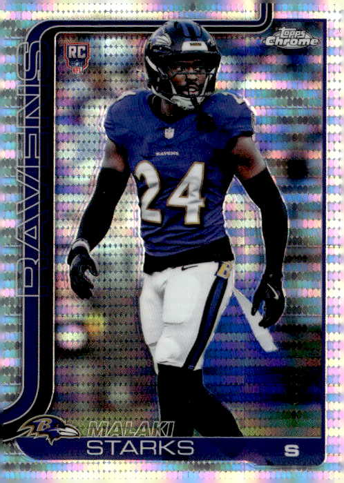 2025 Topps Chrome Malaki Starks graded slab