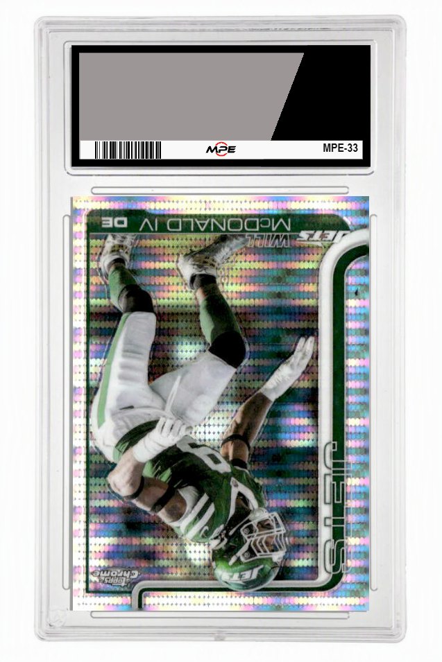 2025 TOPPS CHROME PULSAR REFRACTOR #241 WILL MCDONALD IV MPE 9 MINT — graded card up for auction
