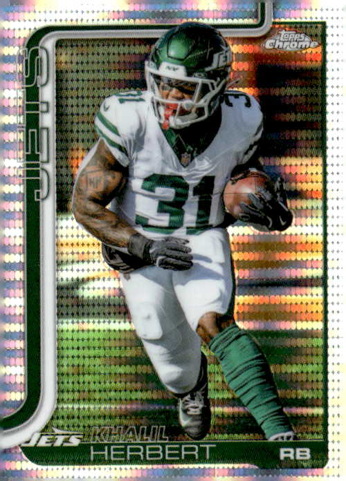 2025 Topps Chrome Khalil Herbert graded slab