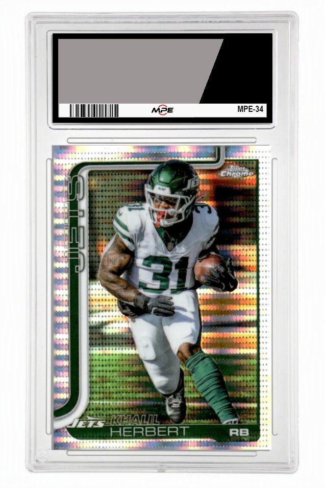 2025 TOPPS CHROME PULSAR REFRACTOR #131 KHALIL HERBERT MPE 9.5 MINT+ — graded card auctioned from the MPE vault