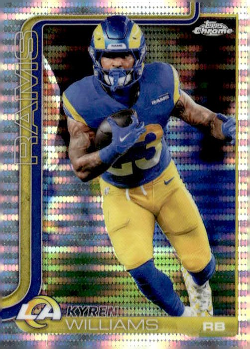 2025 Topps Chrome Kyren Williams graded slab