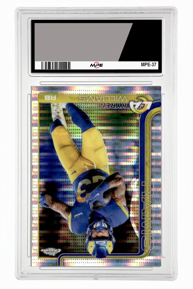 2025 TOPPS CHROME PULSAR REFRACTOR #168 KYREN WILLIAMS MPE 9 MINT — graded card up for auction