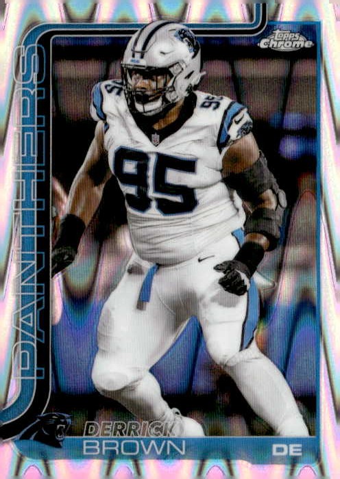 2025 Topps Chrome Derrick Brown graded slab