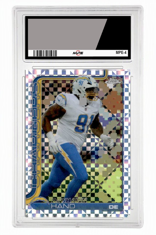 2025 TOPPS CHROME XFRACTOR #164 DA'SHAWN HAND MPE 9 MINT — graded card up for auction