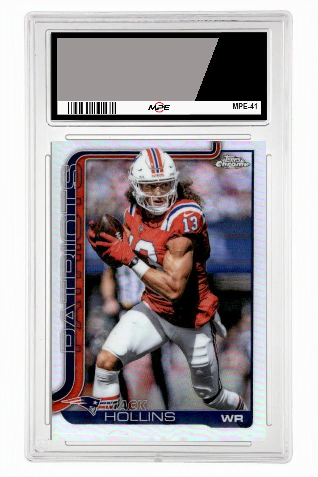 2025 TOPPS CHROME REFRACTOR #206 MACK HOLLINS MPE 10 GEM/MT — graded card up for auction