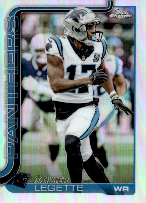 2025 Topps Chrome Xavier Legette graded slab
