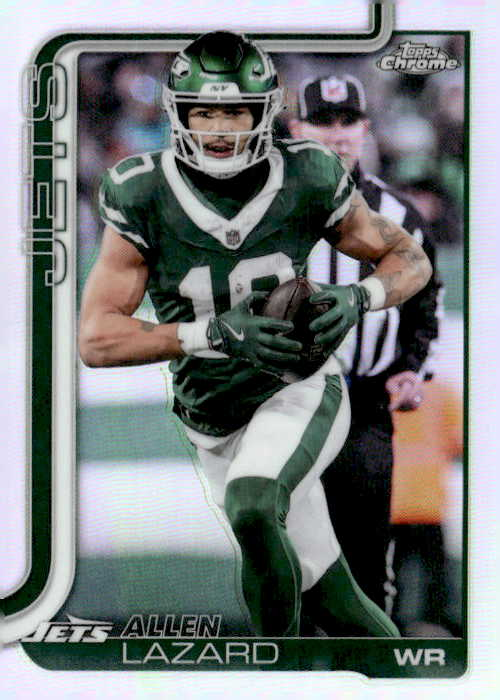 2025 Topps Chrome Allen Lazard graded slab