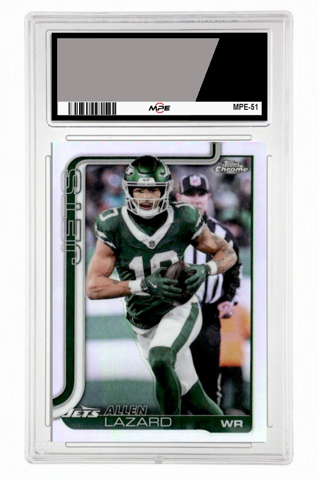 2025 TOPPS CHROME REFRACTOR #236 ALLEN LAZARD MPE 10 GEM/MT — graded card up for auction