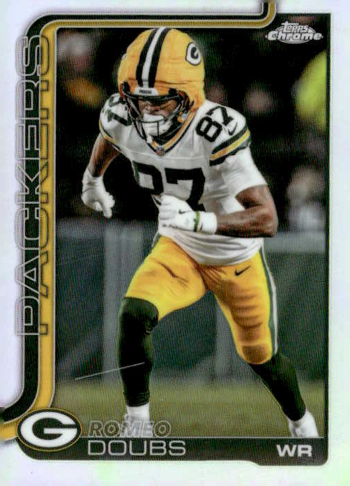 2025 Topps Chrome Romeo Doubs graded slab