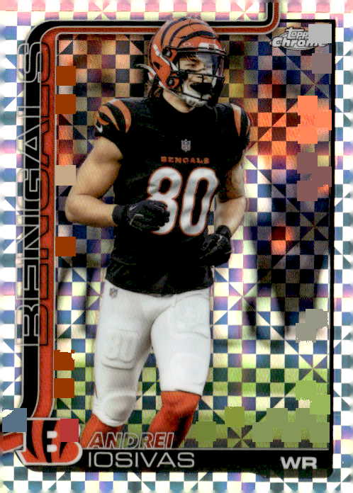 2025 Topps Chrome Andrei Iosivas graded slab