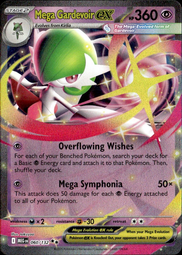 2025 Pokemon Mega Evolution Mega Gardevoir EX graded slab