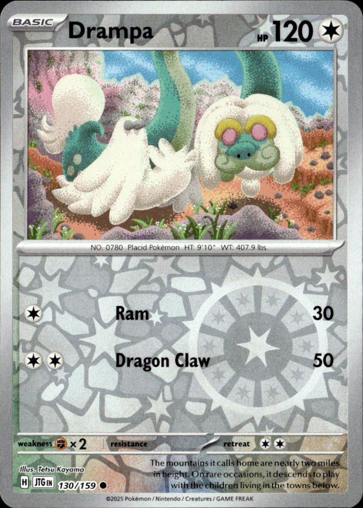 2025 Pokemon Scarlet And Violet Drampa graded slab