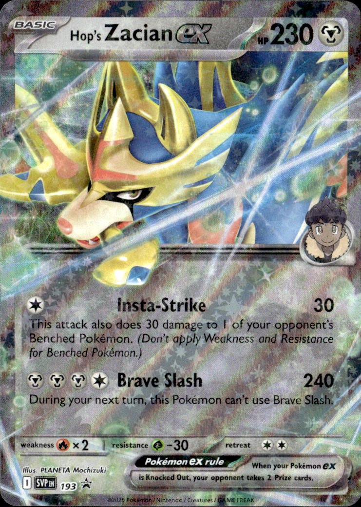2022 Pokemon Scarlet And Violet Hop'S Zacian Ex graded slab
