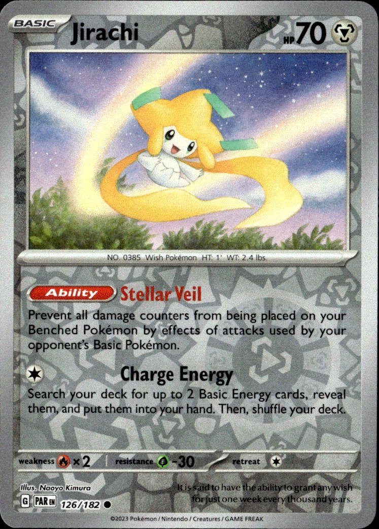 2023 Pokemon Scarlet And Violet Jirachi graded slab