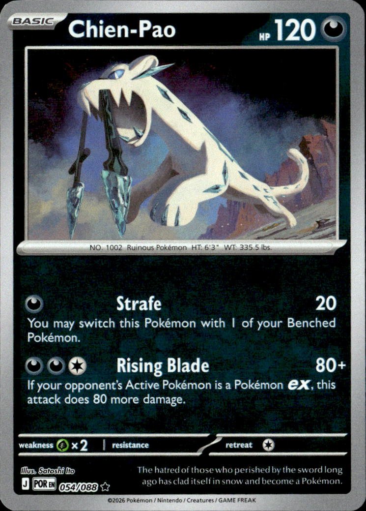 2026 Pokemon Mega Evolution Chien-Pao graded slab