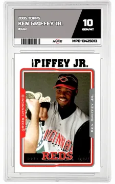 2005 TOPPS #440 KEN GRIFFEY JR. MPE 10 GEM/MT — graded card up for auction