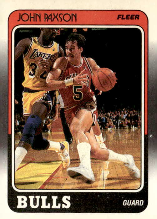 1988 Fleer John Paxson graded slab
