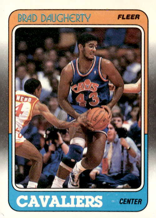 1988 Fleer Brad Daugherty graded slab
