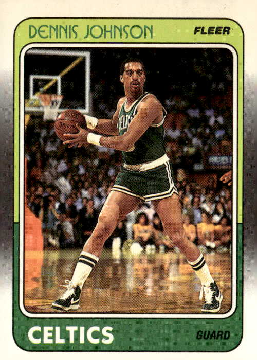 1988 Fleer Dennis Johnson graded slab