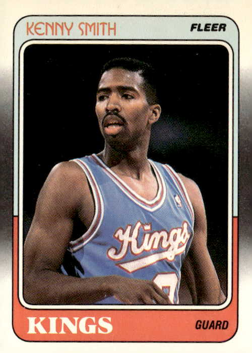 1988 Fleer Kenny Smith graded slab